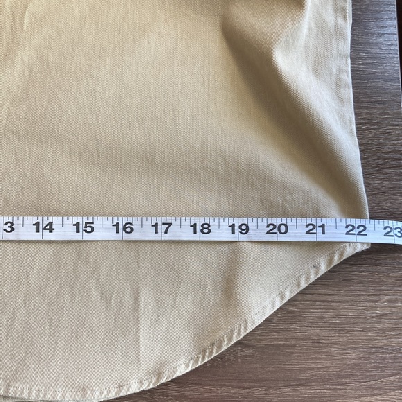 Vintage Women’s Quizz Again Floral Embroidered ButtonDown Denim Khaki Boho Shirt - Picture 7 of 7